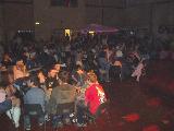 Lots of people enjoying the night